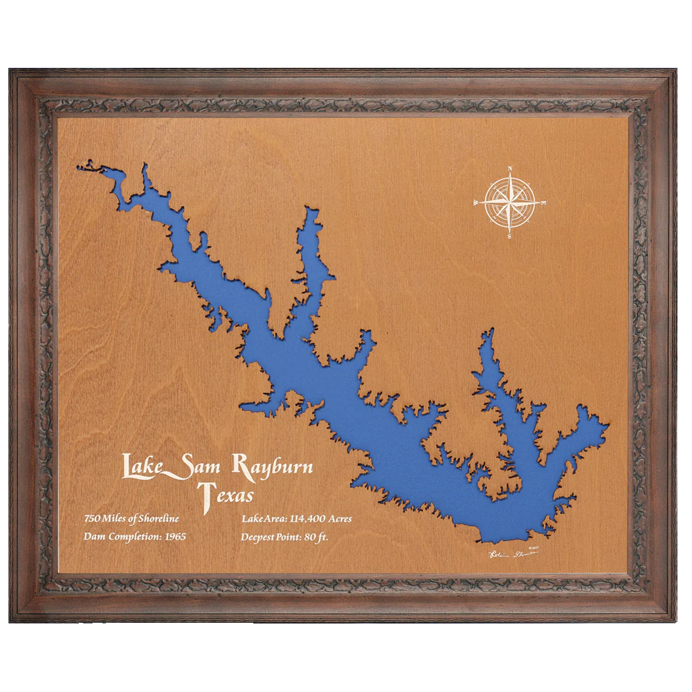 Lake Sam Rayburn Silhouette