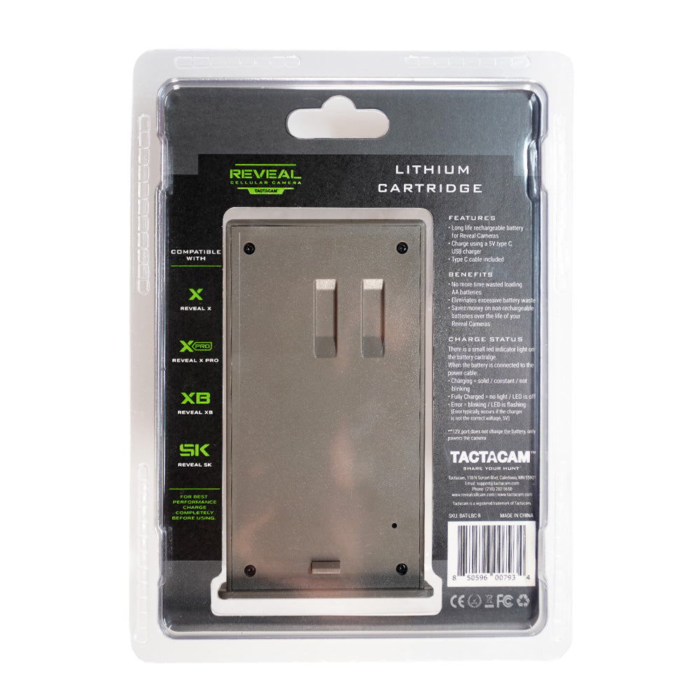 Tactacam Reveal Lithium Battery Pack