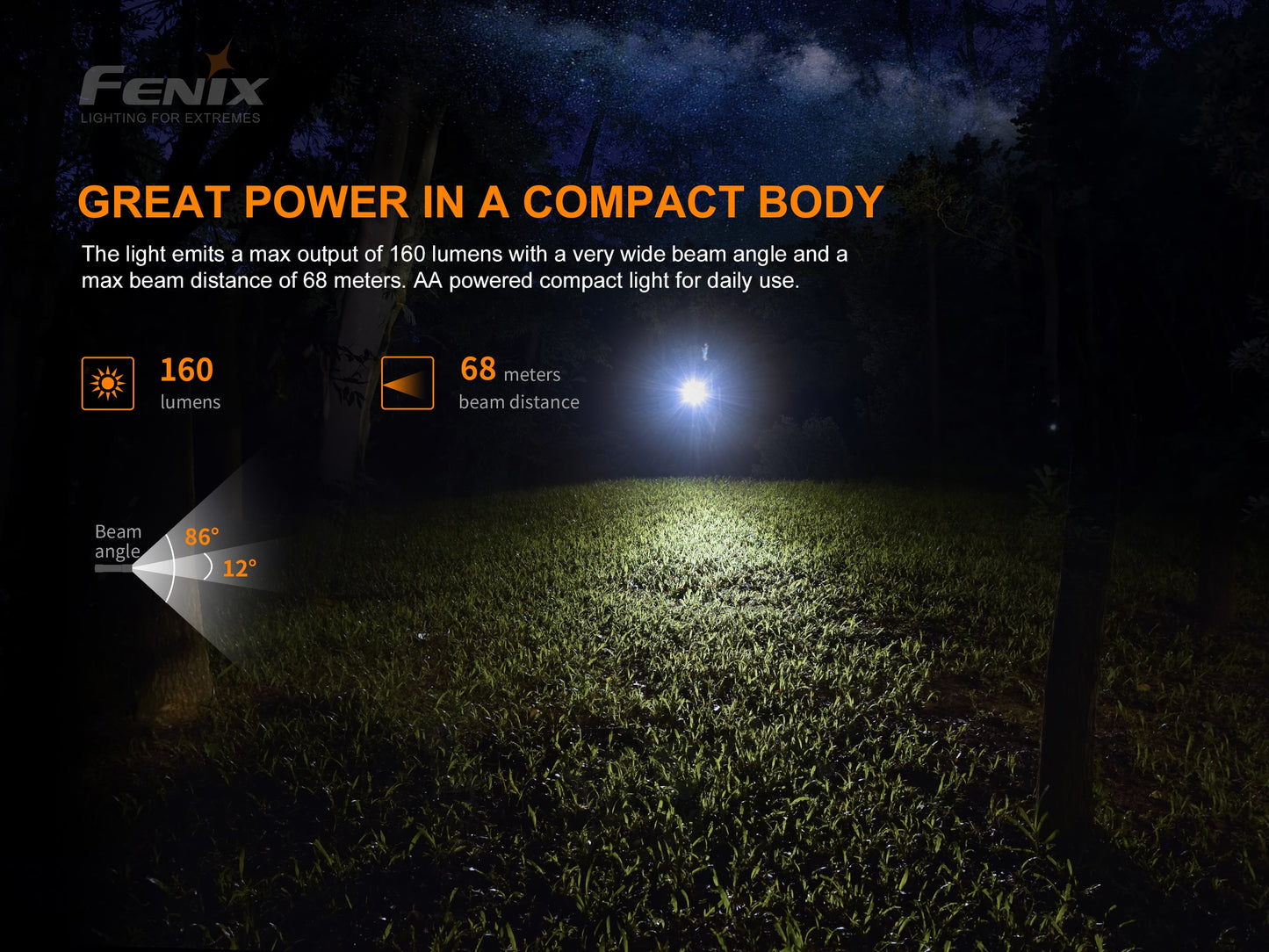 E12 V2.0 AA Flashlight