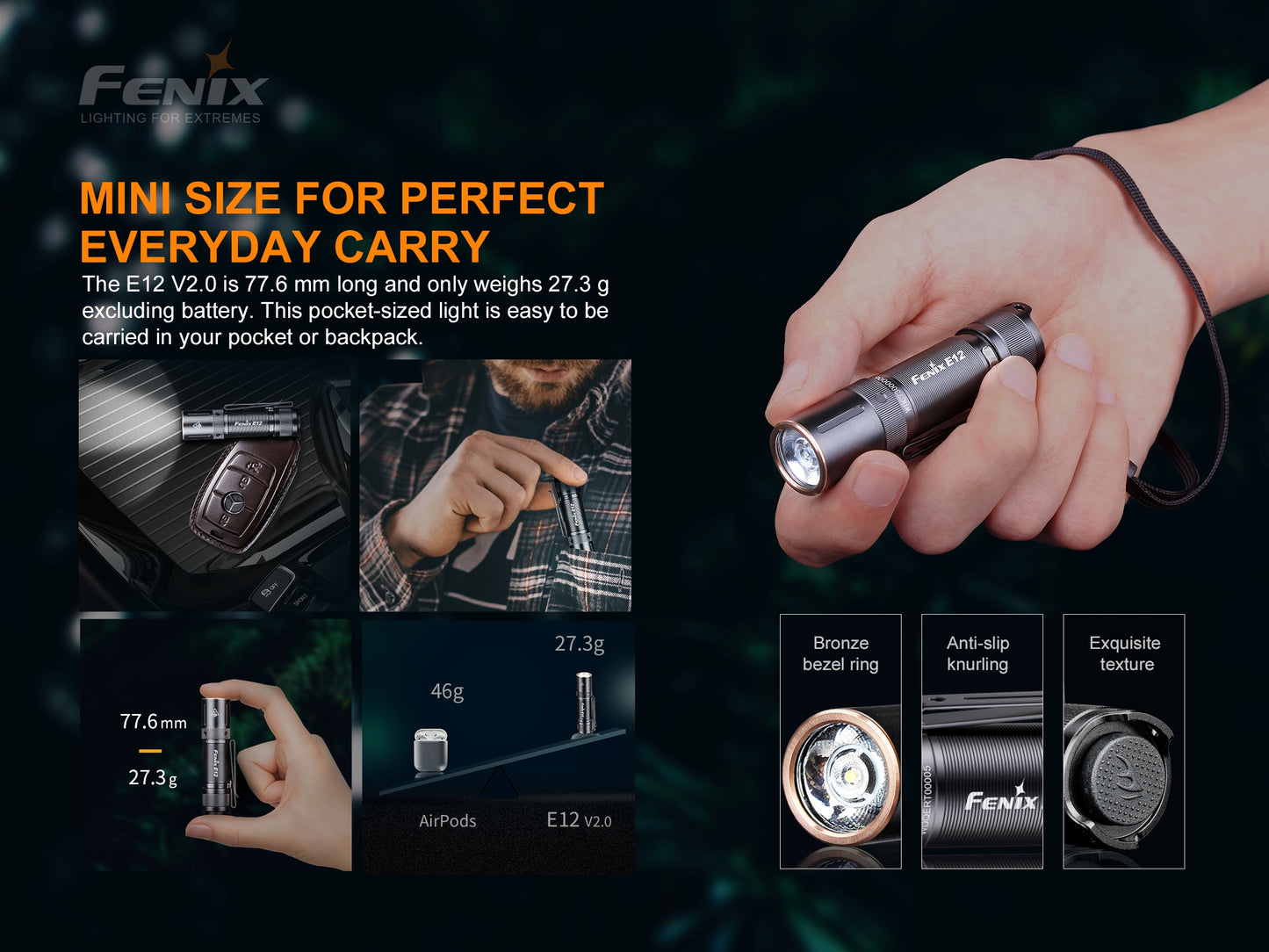 E12 V2.0 AA Flashlight