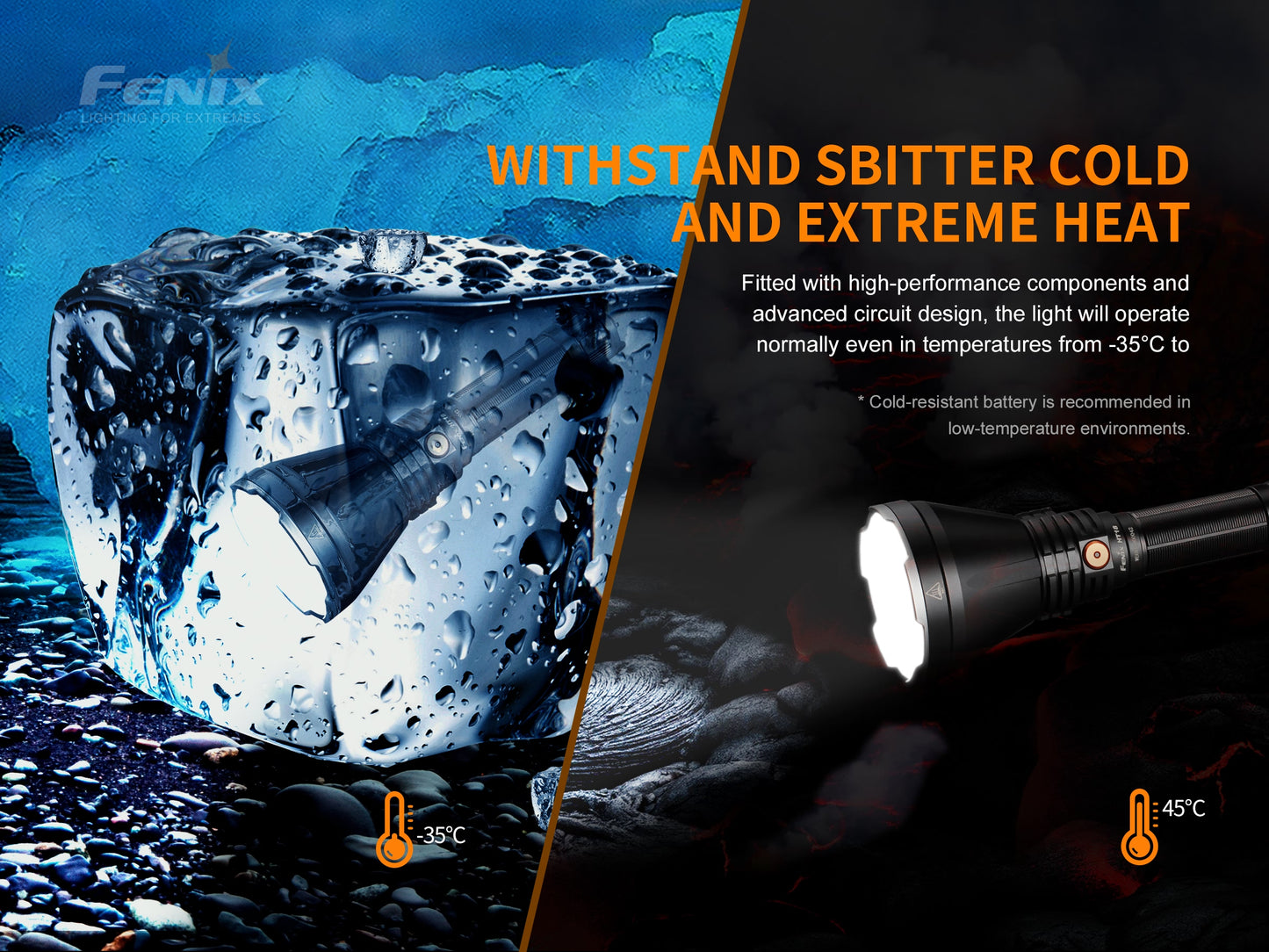 HT18 1500 Lumen Long-Distance Flashlight