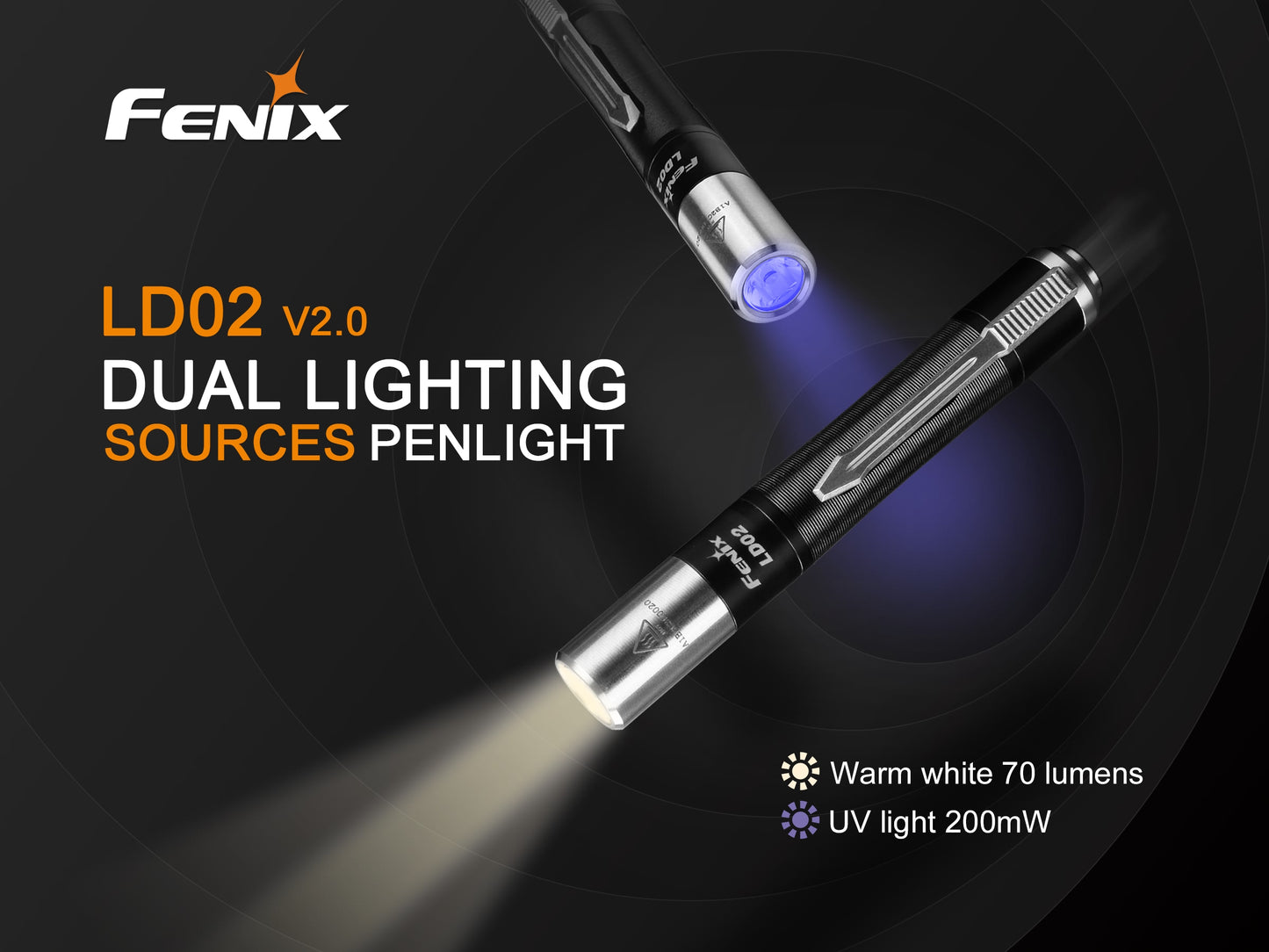 LD02 V2.0 LED Penlight with UV Lighting