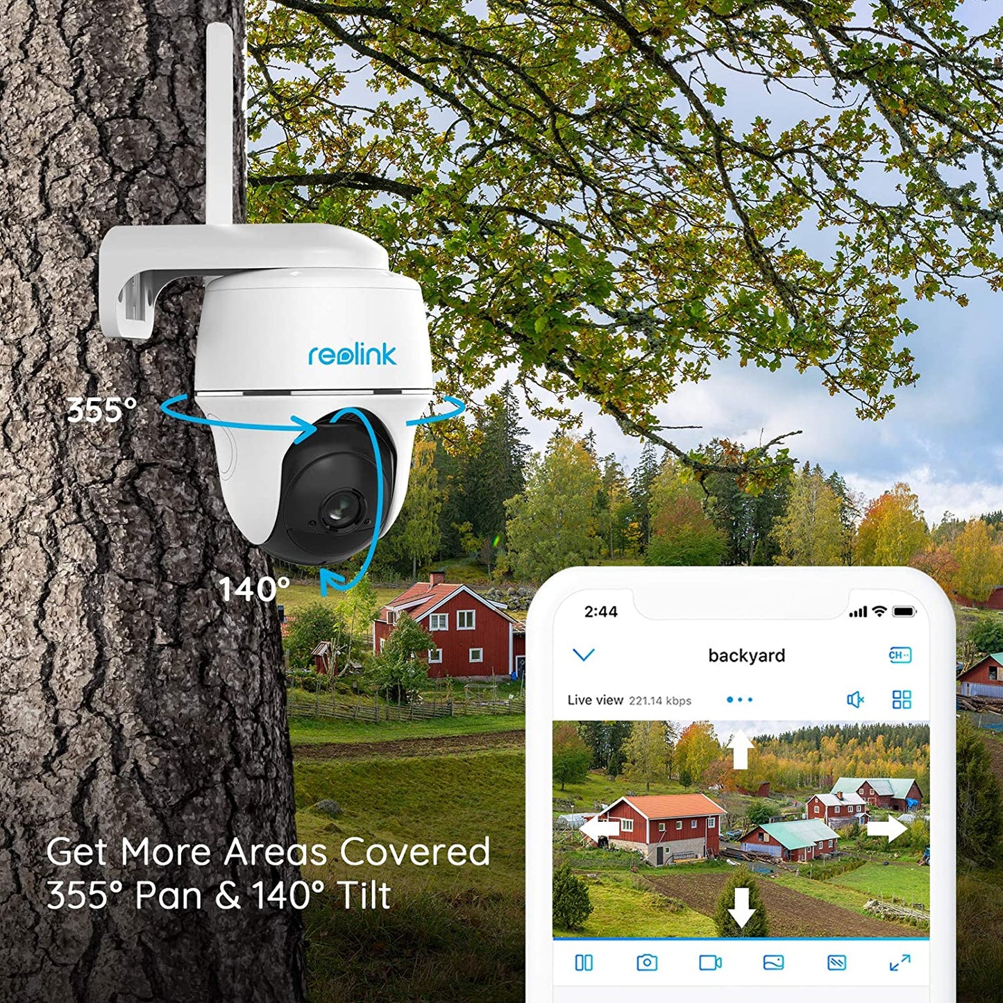 Reolink Go PT Cellular Security Camera