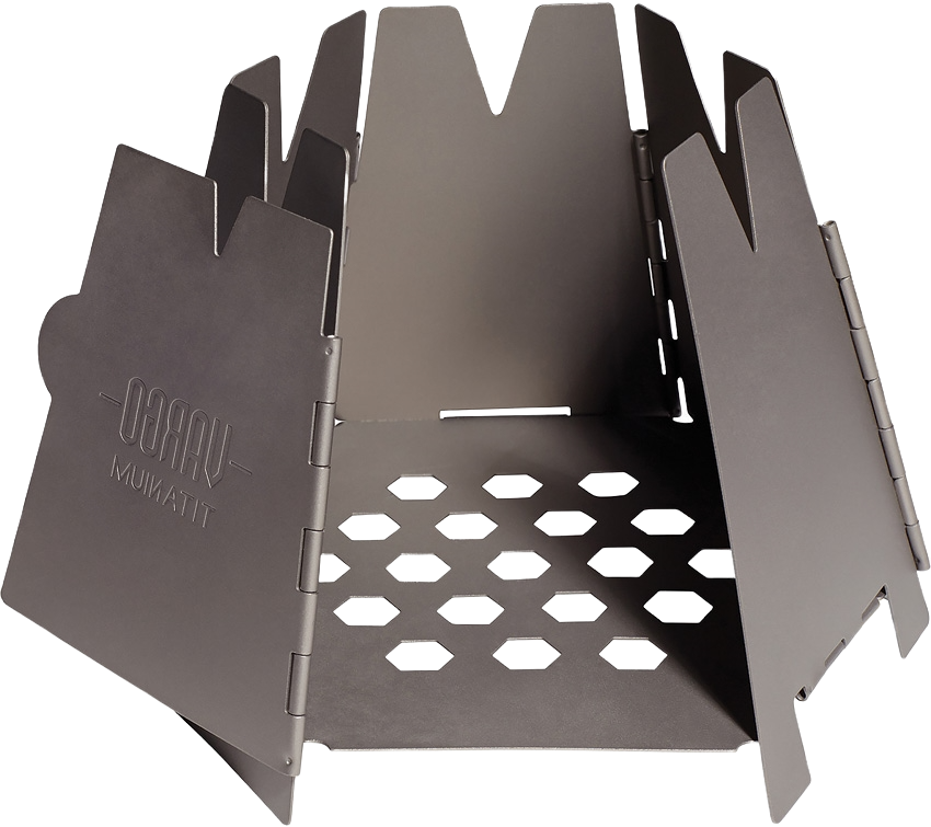 Titanium Hexagon Wood Stove