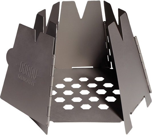 Titanium Hexagon Wood Stove