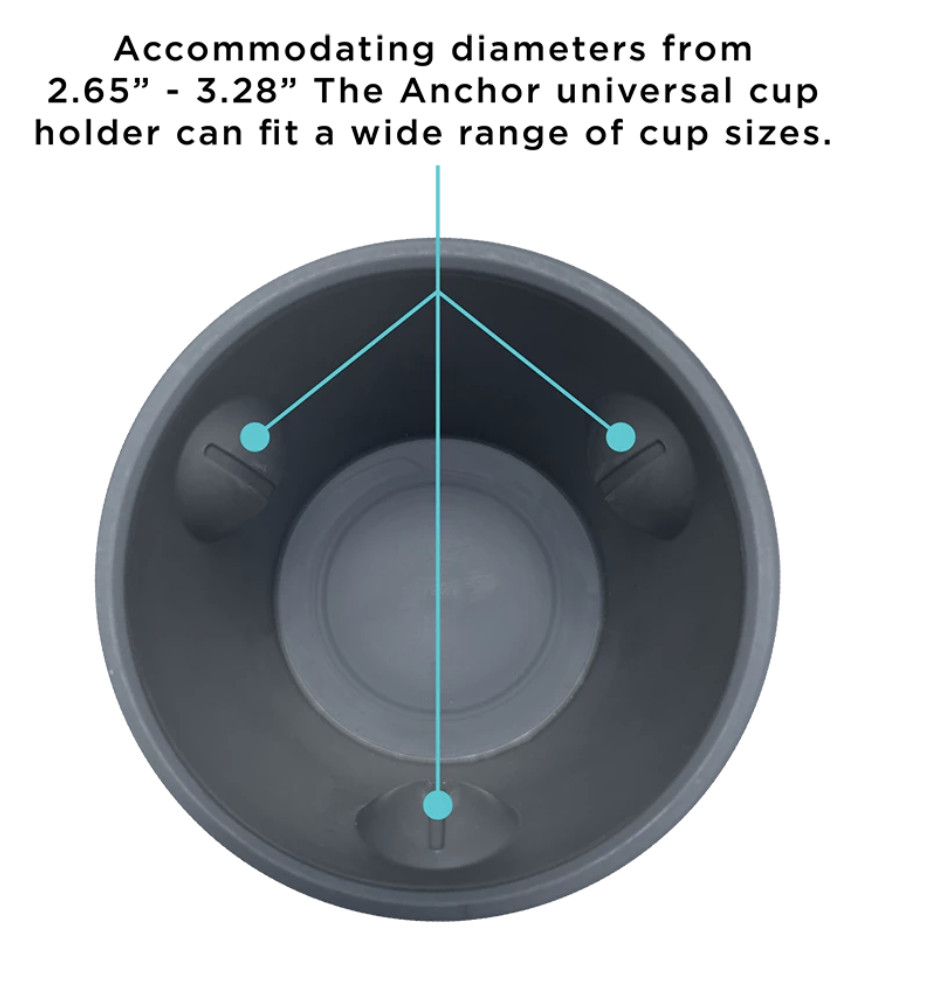 The Anchor - Universal Non-Tipping Cup Holder