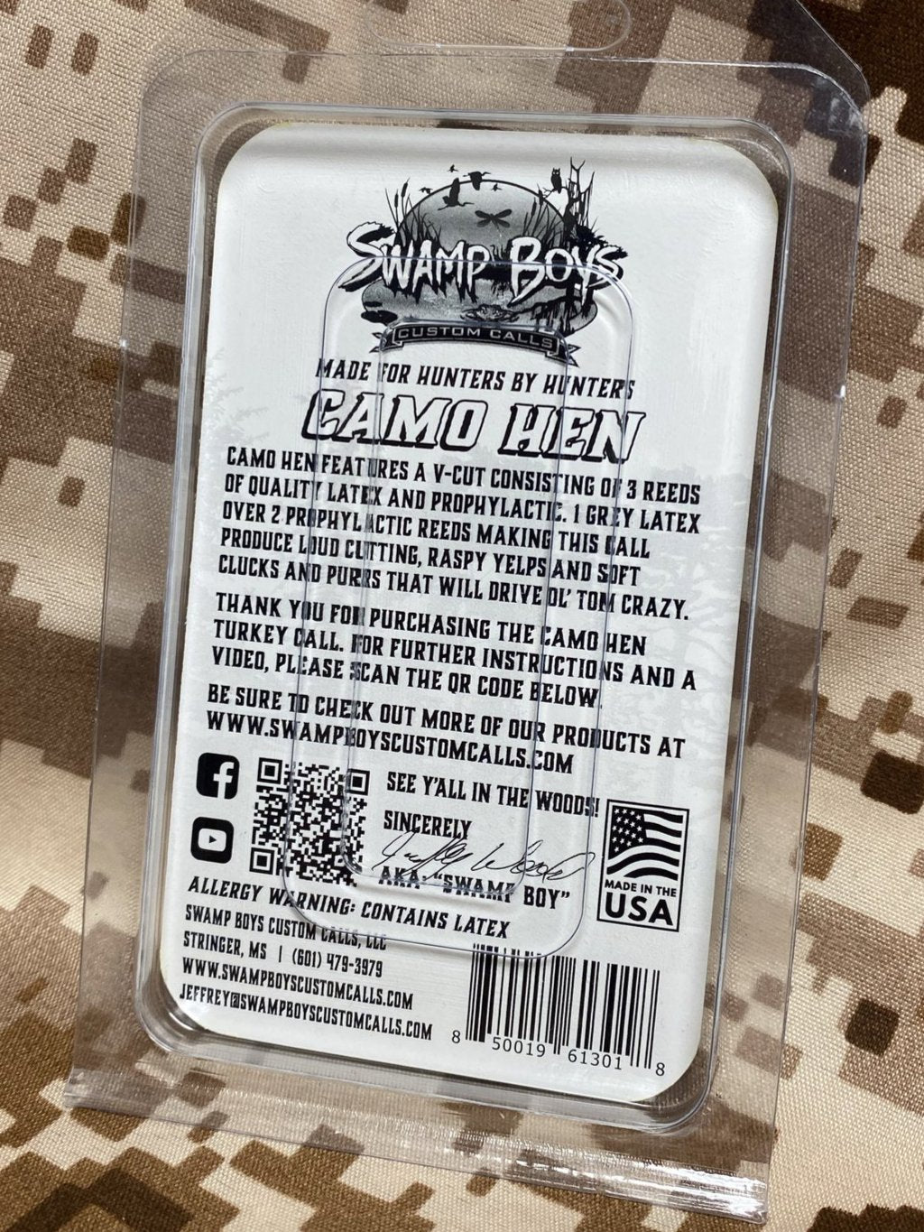 Camo Hen Mouth Call