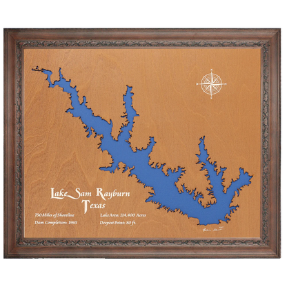 Lake Sam Rayburn Silhouette