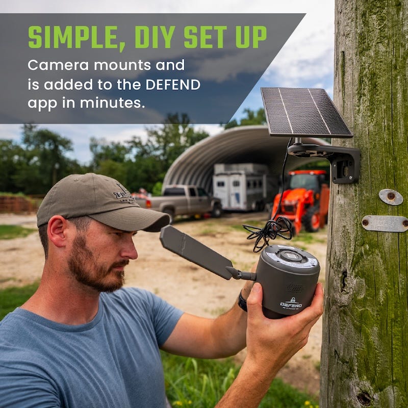 DEFEND 360 Cellular Security Camera