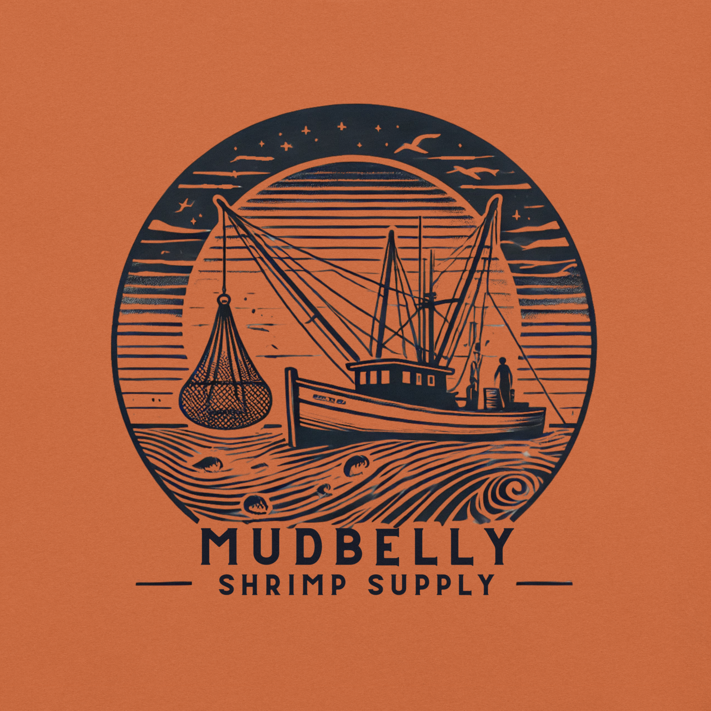 Mudbelly Shrimp Supply T-Shirt