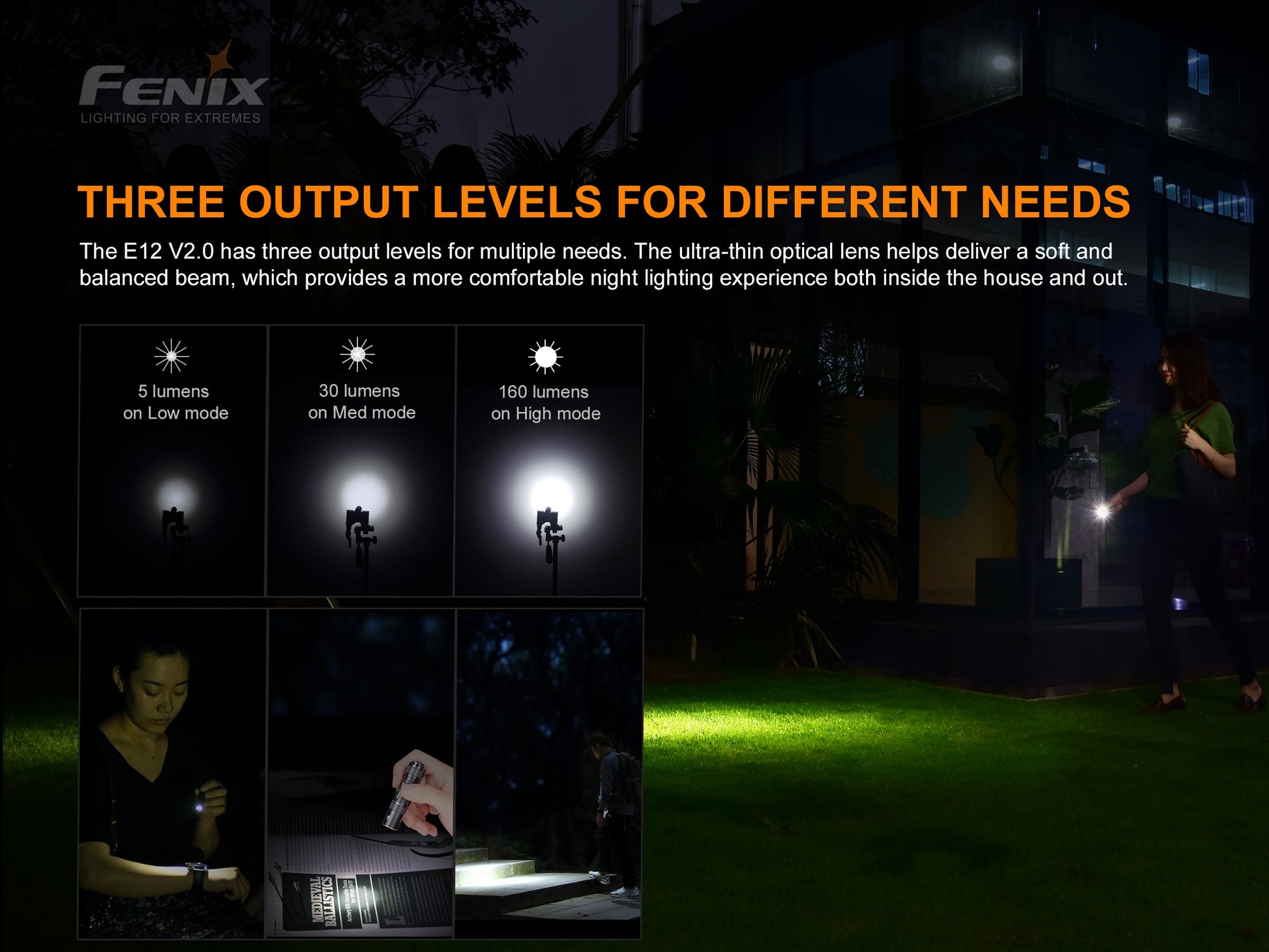 fenix e12 v2.0 aa flashlight Fenix E12 V2.0 AA Flashlight