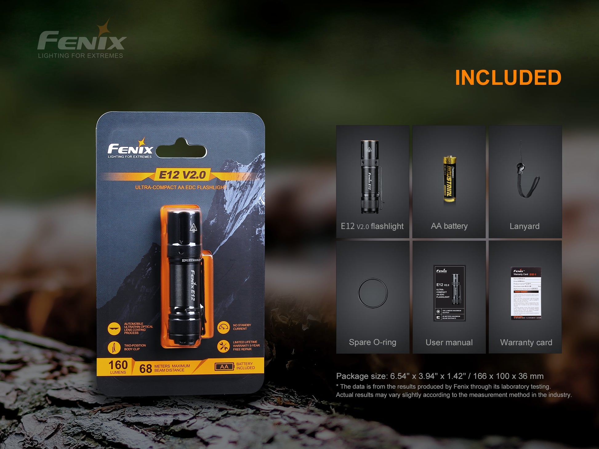 fenix flashlight e12 led flashlight Fenix E12 V2.0 AA Flashlight