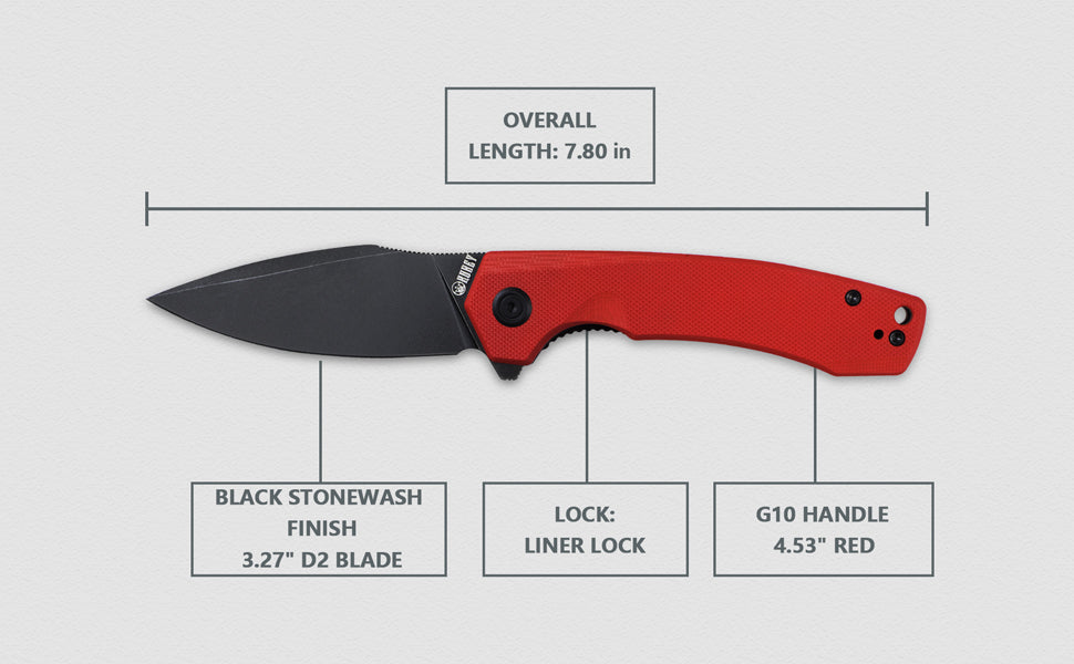 Calyce Liner Lock Flipper Folding Knife